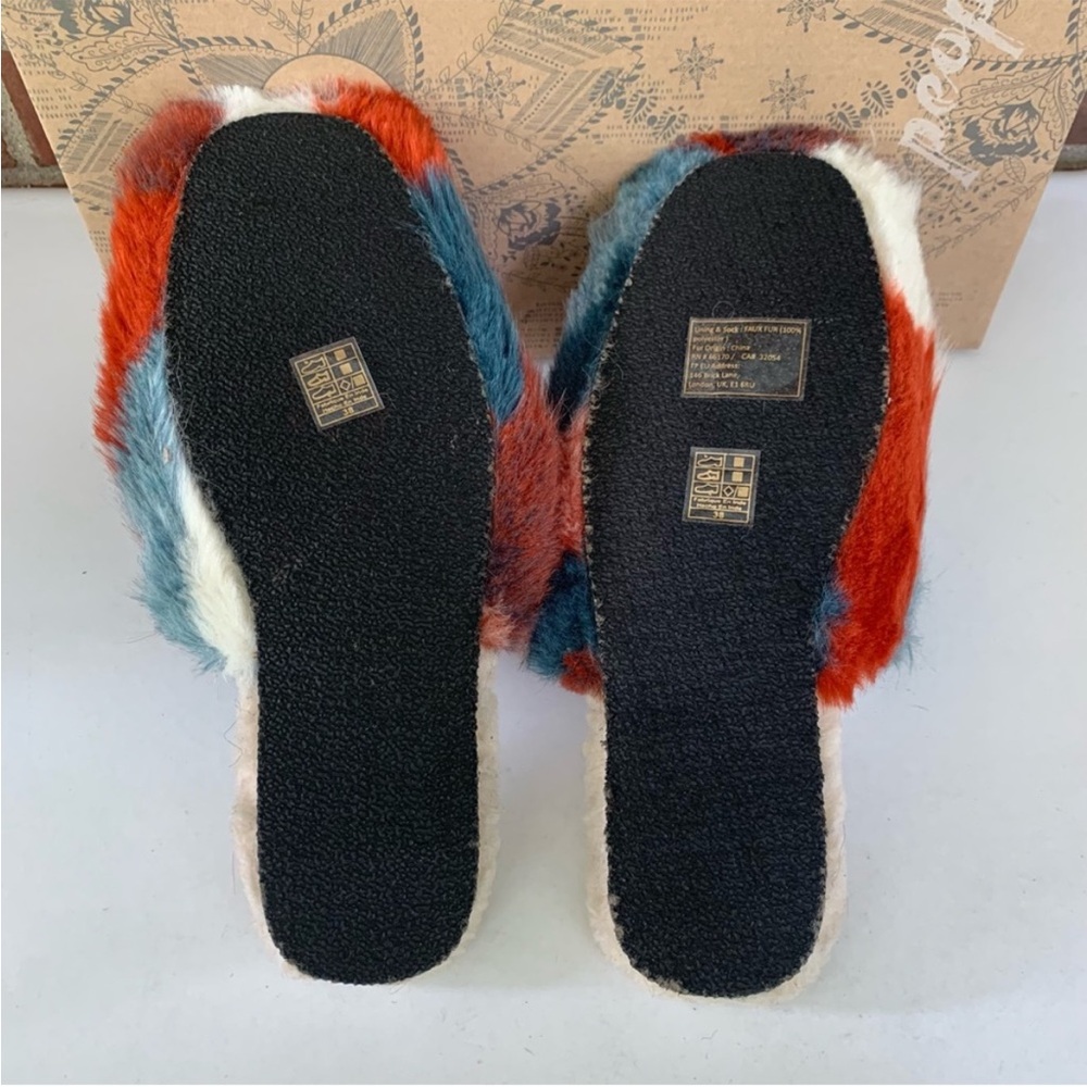 NWT! Free People Daylights Faux Fur Slide Slippers - Picture 10 of 10